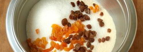 манник без яиц на воде. Шаг 3