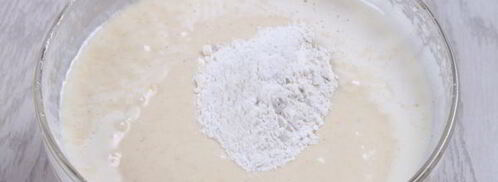 манник с черной смородиной. Шаг 11