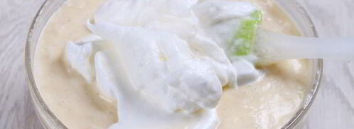 манник с черной смородиной. Шаг 13