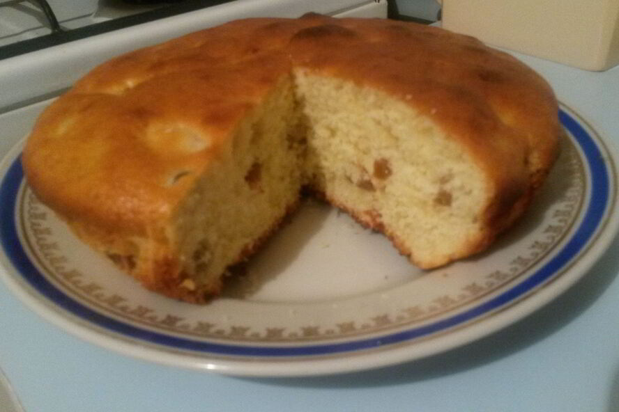 Рецепт манника с изюмома и курагого