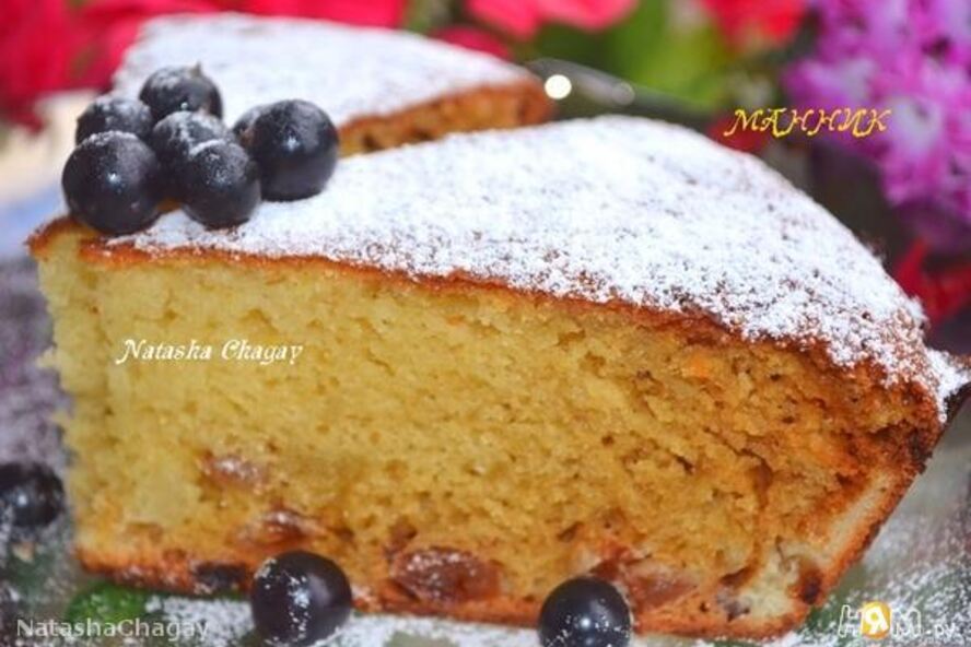 Рецепт манник с изюмом