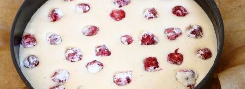 манник с клубникой. Шаг 22