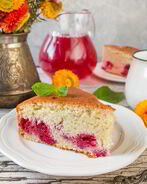 Манник с малиной