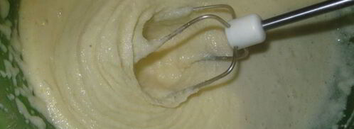 манник с вишней. Шаг 2