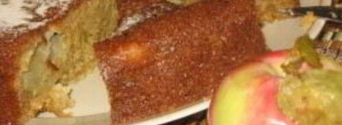 манник с яблоками в мультиварке. Шаг 5