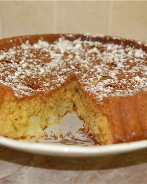 Манник с яблоками