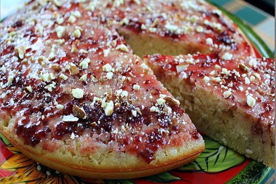 Рецепт пирог манник с йогуртом