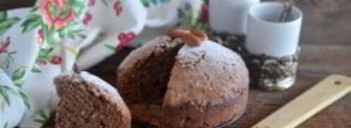 постный шоколадный манник с миндалем. Шаг 6