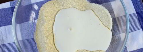 шоколадный манник с вишней. Шаг 5