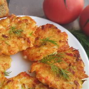 Куриные оладьи