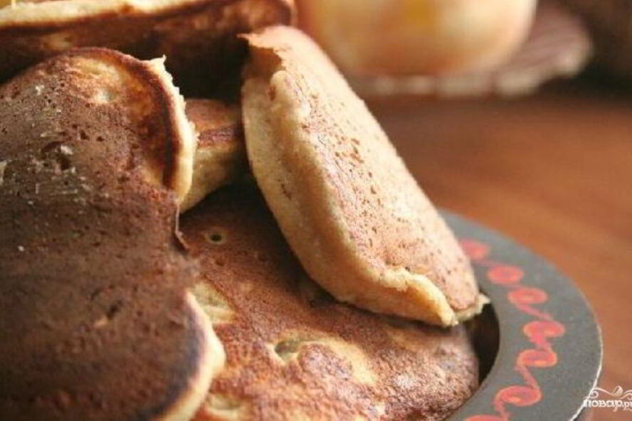 Рецепт диетические банановые оладьи