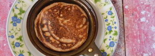 гречневые оладьи из гречневой муки. Шаг 11