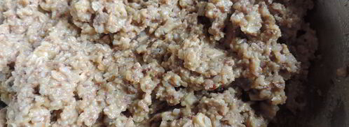 гречневые оладьи с грибами. Шаг 4