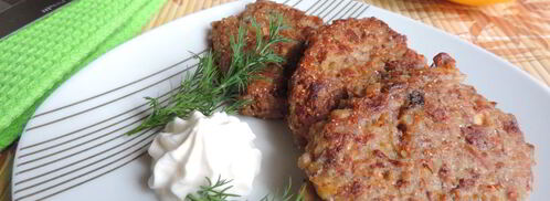 гречневые оладьи с грибами. Шаг 7