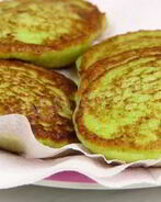 Кабачковые оладьи с фаршем внутри