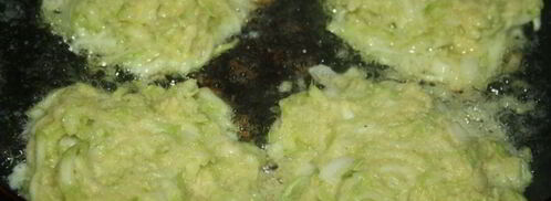 кабачковые оладьи с кукурузной мукой. Шаг 4