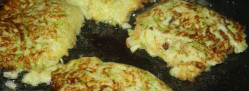 кабачковые оладьи с кукурузной мукой. Шаг 5