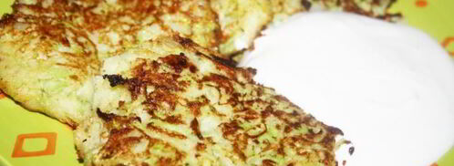 кабачковые оладьи с кукурузной мукой. Шаг 7