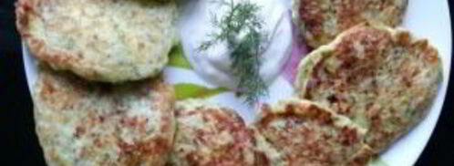 кабачковые оладьи с творогом. Шаг 5