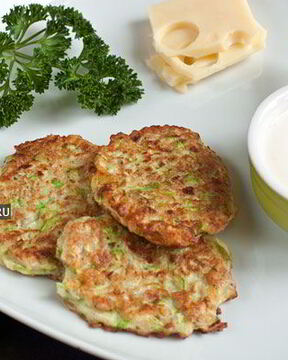 Кабачковые оладьи