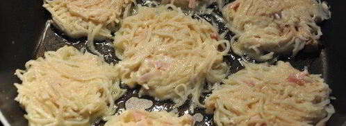 картофельные оладьи с беконом. Шаг 4