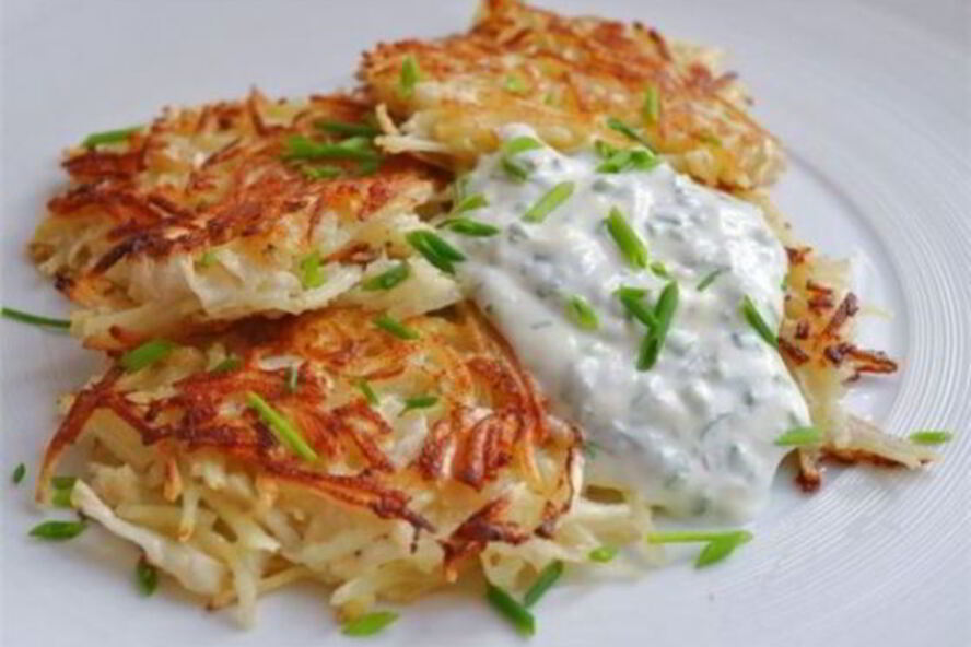 Рецепт картофельные оладьи с пастернаком