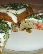 Картофельные оладьи со сладким перцем