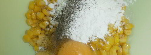 кукурузные оладушки. Шаг 4