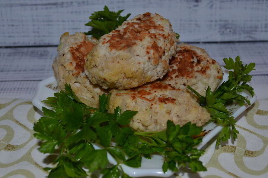 Рецепт куриные оладьи