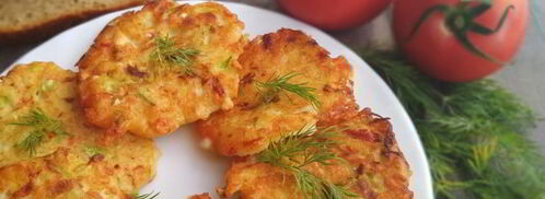 нежнейшие крабовые оладушки. Шаг 6