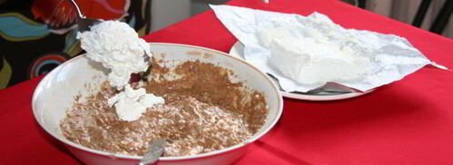 низкокалорийные оладьи с пшеничными отрубями. Шаг 4