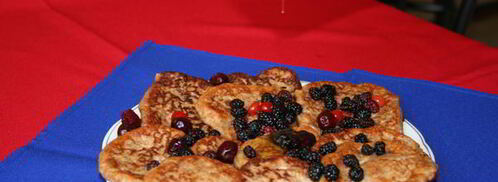 низкокалорийные оладьи с пшеничными отрубями. Шаг 7