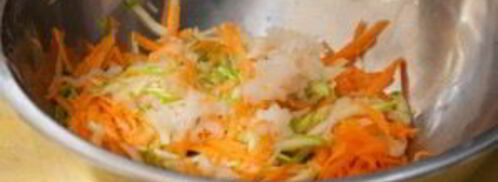 оладушки с кабачками. Шаг 3