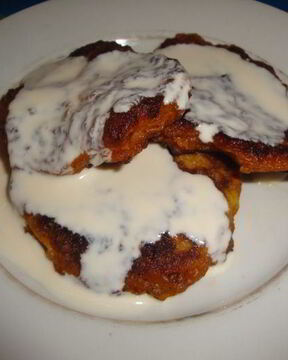 Оладушки с соусом