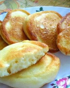 Оладьи без яиц на кефире