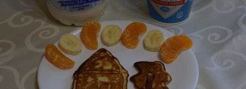 оладьи домик в деревне. Шаг 5