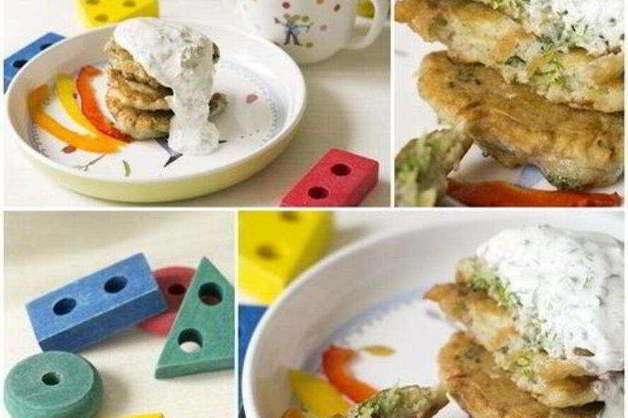 Рецепт оладьи из брокколи и картофеля