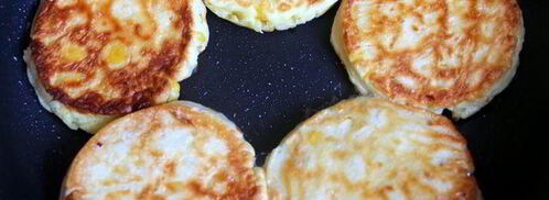 оладьи из сладкой кукурузы. Шаг 3