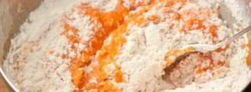 оладьи из тыквы с сыром. Шаг 3