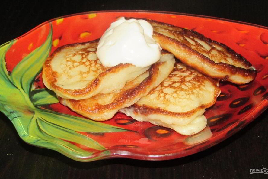 Рецепт оладьи на дрожжах и кефире