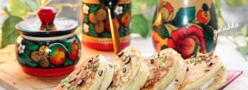 оладьи с куриным паштетом. Шаг 9