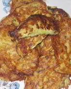 Оладьи с моцареллой