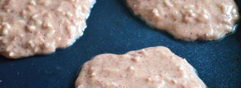 печеночные оладьи с рисом рыжики. Шаг 7