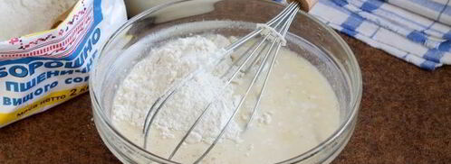 пышные оладьи на кислом молоке с дрожжами. Шаг 7