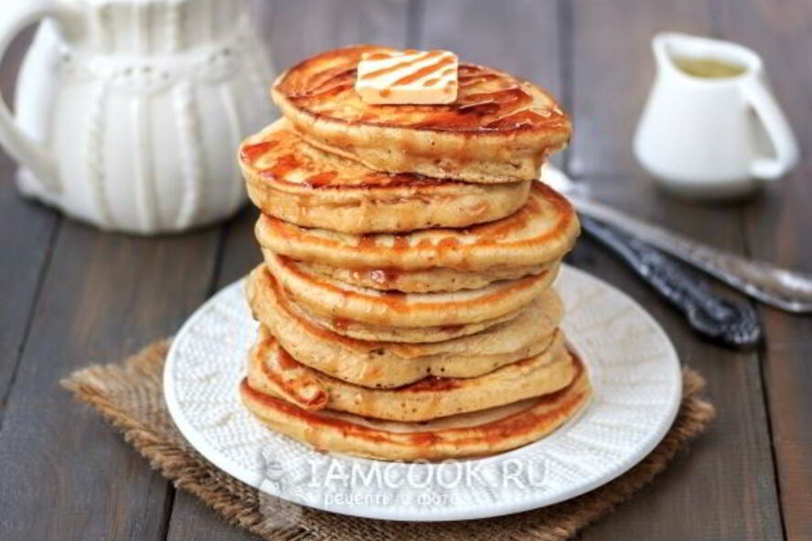 Рецепт пышные оладьи на молоке без дрожжей