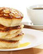 Пышные яблочные оладьи