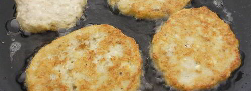 рыбные оладьи с творогом. Шаг 6