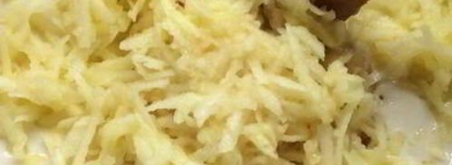 творожные оладьи с яблоками. Шаг 6