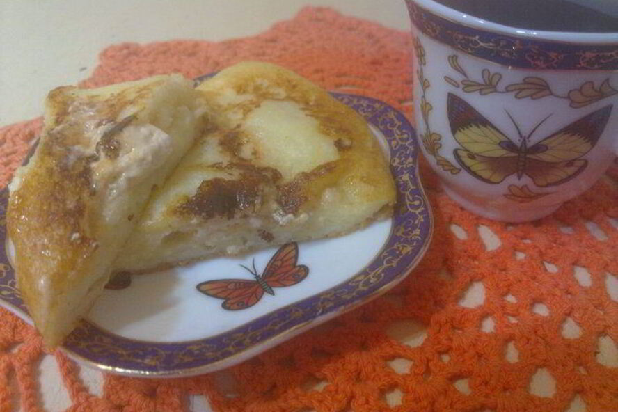 Рецепт творожные оладьи с зефиром