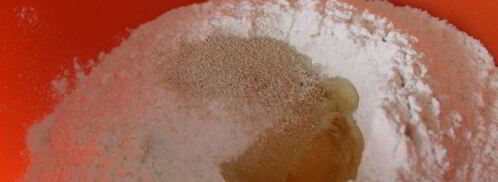 заварные дрожжевые оладьи на молоке. Шаг 2